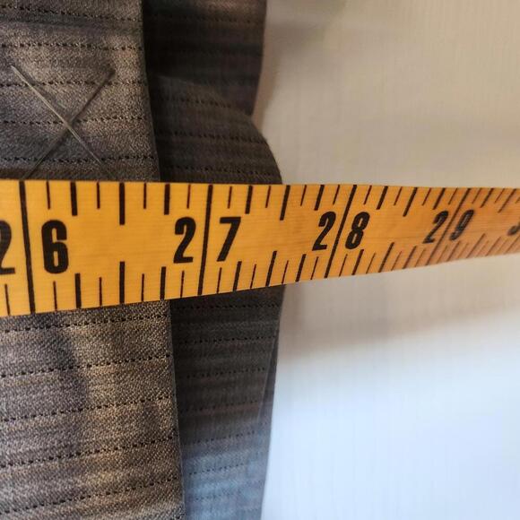 Classiques Entier Women's Gray Pinstripe Wool Blazer Jacket - Size 6 - Picture 8 of 9